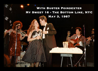 With Buster Poindexter My Sweet 16 – The Bottom Line, NYC May 3, 1987