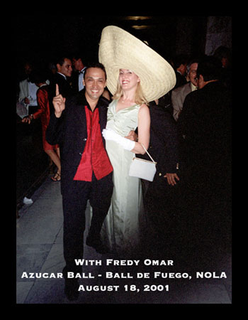 With Fredy Omar Azucar Ball – Ball de Fuego, NOLA August 18, 2001