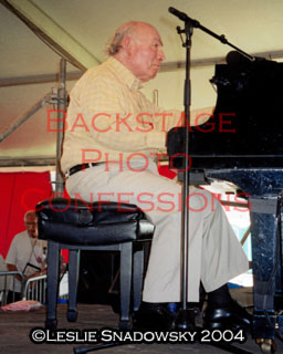 #13 – George Wein – Newport All Stars New Orleans Jazz Fest – Economy Hall Tent Friday, May 2, 2003