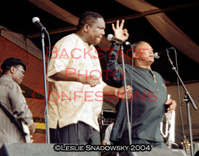 #17 – Vusi Mahlasela and Hugh Masekela New Orleans Jazz Fest – Congo Square Saturday, May 1, 2004