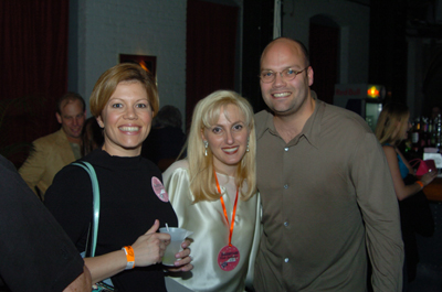 With ABC’s Curt Sprang and his lovely fiancée 