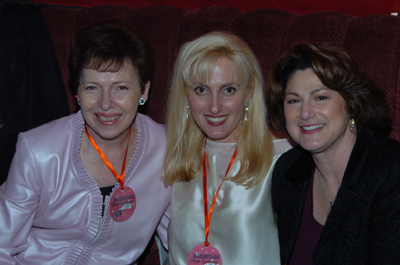 With Mom Michelle, and Suzette Becker in our VIP booth