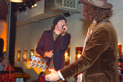 Featured performer Will Hoge with bassist