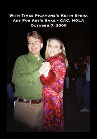 With Times Picayune’s Keith Spera Art For Art’s Sake – CAC, NOLA October 7, 2000