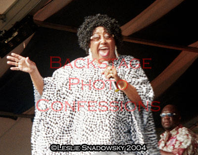 #7 – Jean “Mr. Big Stuff” Knight New Orleans Jazz Fest – Congo Square Friday, April 23, 2004