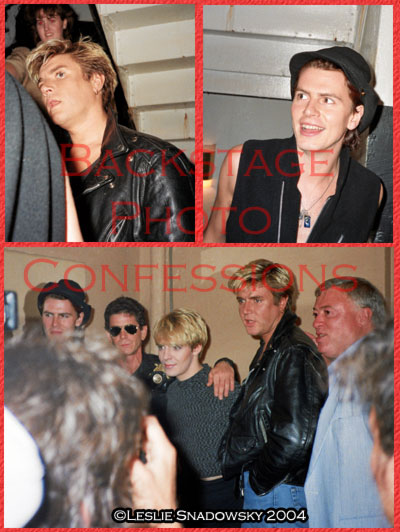 #1 -- Simon Le Bon and John Taylor – Duran Duran Beacon Theatre, New York City Monday, August 31, 1987